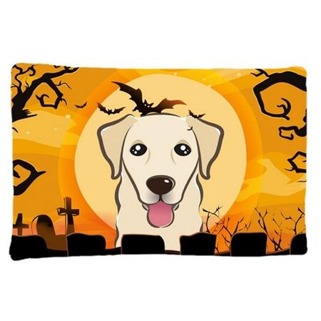 Carolines Treasures Carolines Treasures BB1810PILLOWCASE Halloween Golden Retriever Fabric Standard Pillowcase BB1810PILLOWCASE